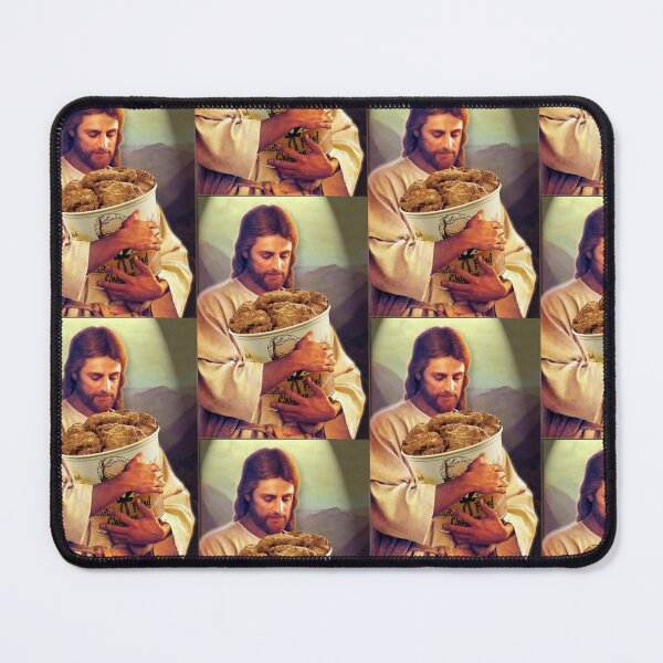 Item preview, Jesus loves fried chicken designed and sold by SlappinTees.