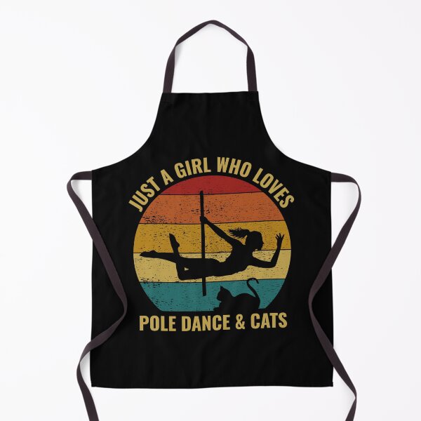 Item preview, Pole Sport Dance Dancer Acrobatics Cat Lover Vintage Retro designed and sold by CuteDesigns1.