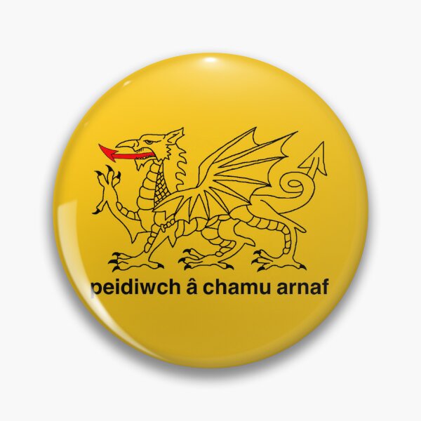 Item preview, baner gadsden cymraeg melyn (Yellow Welsh Gadsden Flag) designed and sold by JonathanR1994.