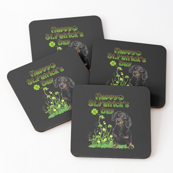 Item preview, Dachshund Dog Shamrock St. Patrick's Day Saint Paddy's Irish designed and sold by marcipattysk1i.