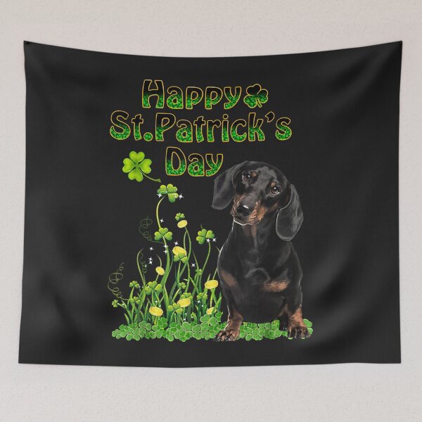 Item preview, Dachshund Dog Shamrock St. Patrick's Day Saint Paddy's Irish designed and sold by marcipattysk1i.
