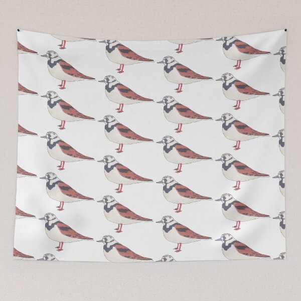 Item preview, Ruddy Turnstone watercolor bird species art designed and sold by TheWaterBirds.