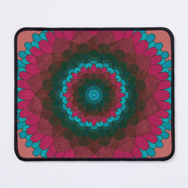 Item preview, Pink and blue mandala designed and sold by Carlota Fu.