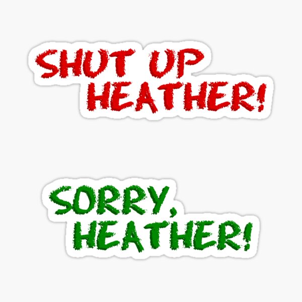 Item preview, Heathers Frenemy Stickers designed and sold by Canaan Grant.