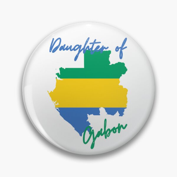 Item preview, Daughter of Gabon Map Flag designed and sold by NovawayDirect.