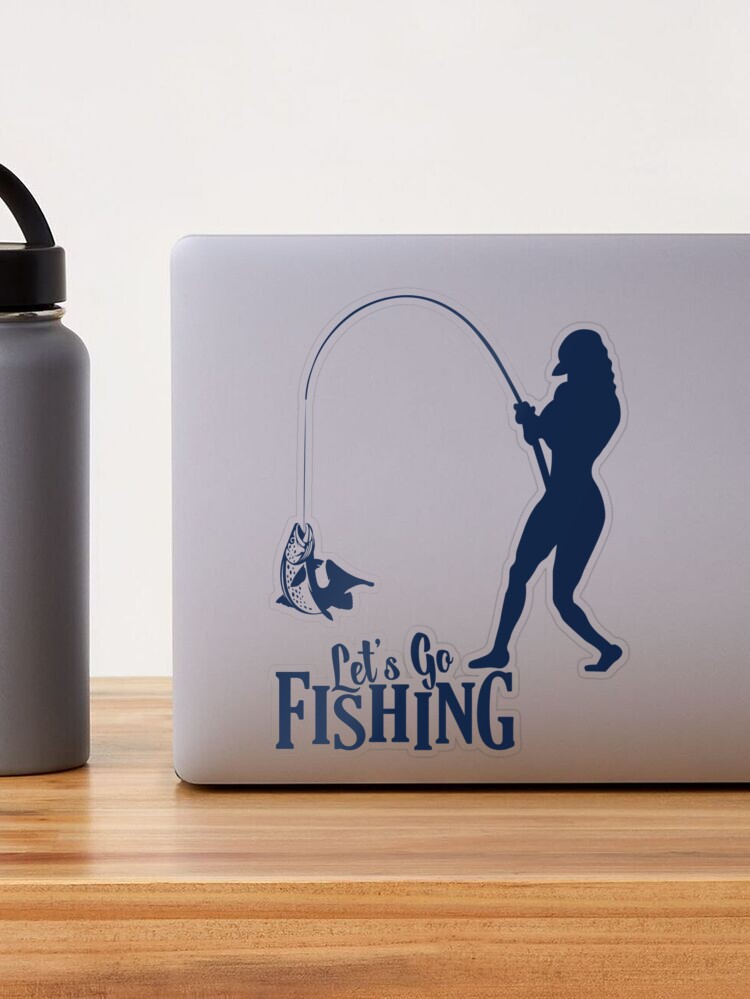 65Pcs Funny Fisherman Go Fishing Sticker Outdoor Suitcase Laptop Guitar`WR