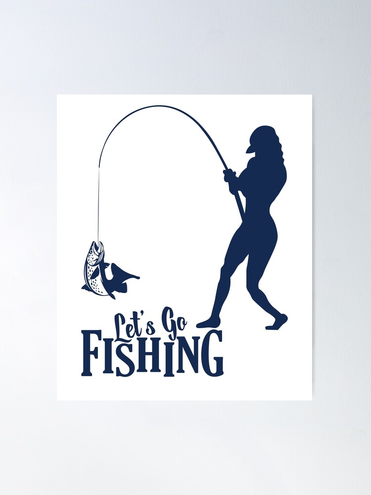 Sexy Girl Fishing - Women Carp Fishing  Poster for Sale by TeeInnovations