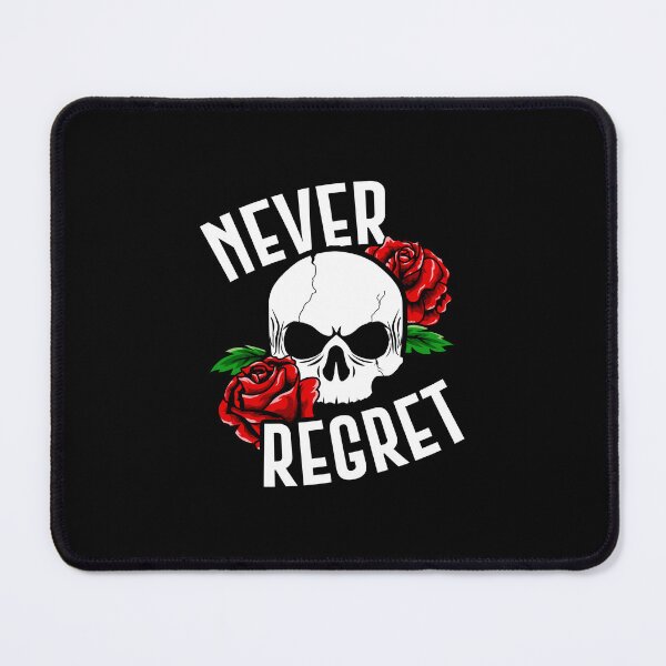 Item preview, Never regret, skull illustration designed and sold by Slavic1991.
