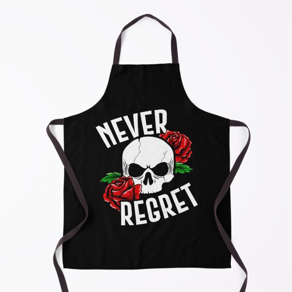 Item preview, Never regret, skull illustration designed and sold by Slavic1991.
