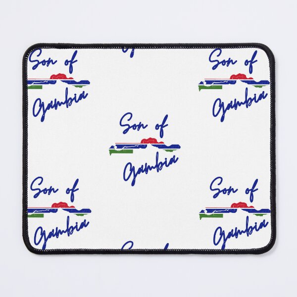 Item preview, Son of Gambia Map Flag designed and sold by NovawayDirect.