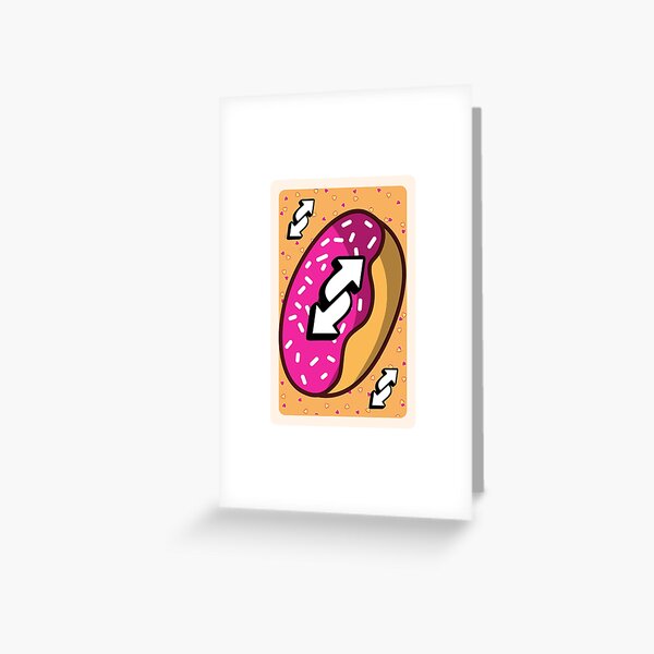 Uno Reverse Card - Donut, Doughnut Sticker for Sale by ladylaughprints