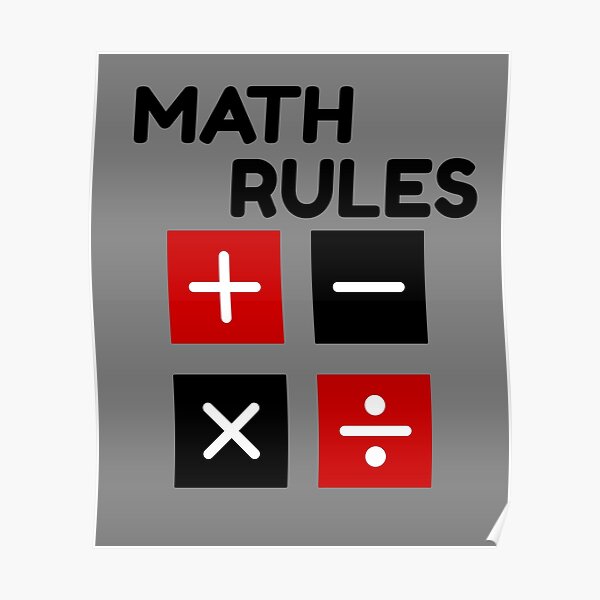 math-rules-poster-for-sale-by-mangmanaf-redbubble