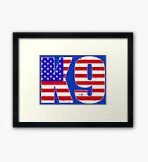 k9 Framed Print