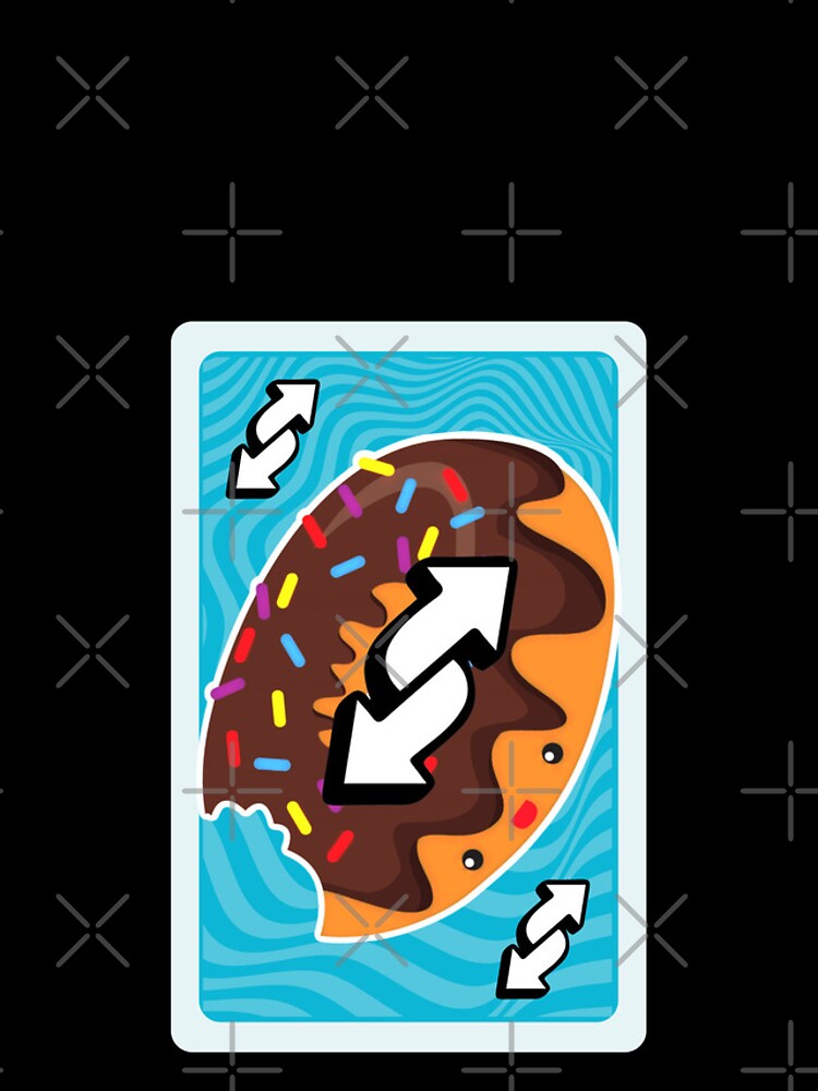 Uno Reverse Card Donut, Uno Reverse Card Doughnut Sticker for Sale by  ladylaughprints