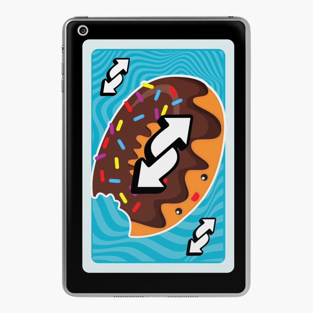 Uno Reverse Card Donut, Uno Reverse Card Doughnut Sticker for Sale by  ladylaughprints