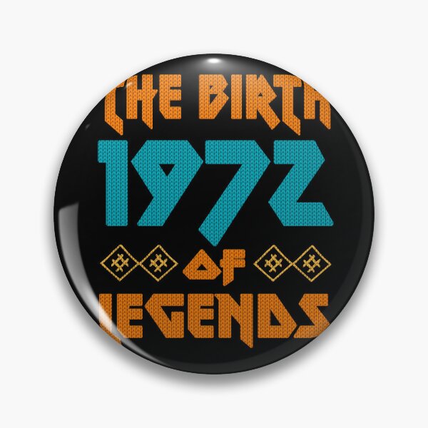 Item preview, 50th Birthday Vintage 1972 Metal Style Ugly designed and sold by Dubbra.