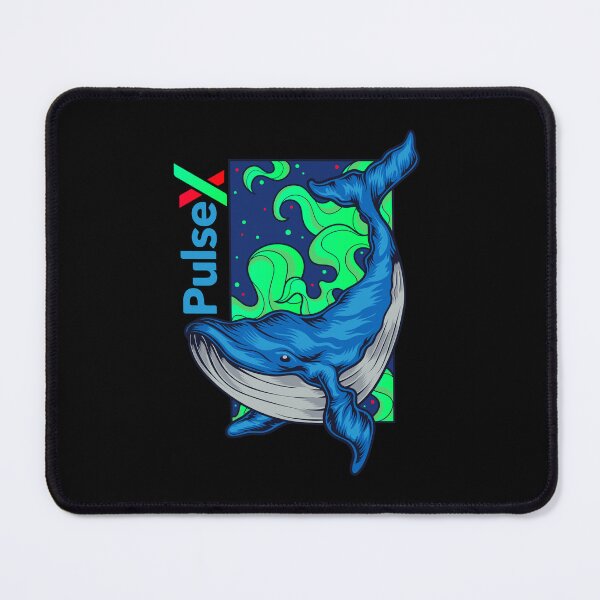 Item preview, The pulsex Logo on a Whale PulseX Crypto Coin PLSX Crypto Logo Hex Pulse designed and sold by design880.