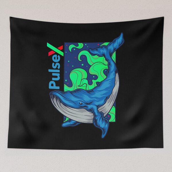 Item preview,  The pulsex Logo on a Whale PulseX Crypto Coin PLSX Crypto Logo Hex Pulse designed and sold by design880.