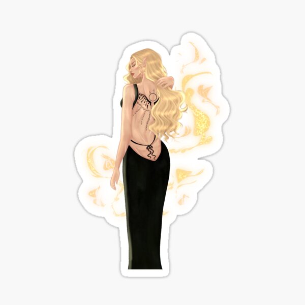 Aelin Galathynius From Throne Of Glass Sticker For Sale By Artsmaddie Redbubble 3135