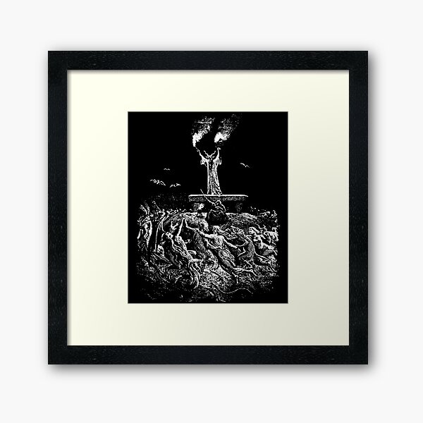 Item preview, Witches Dancing With Baphomet Occult Witch Gothic Gustave Dore Witches Dancing at a Sabbath  designed and sold by Reign Of Darkness.