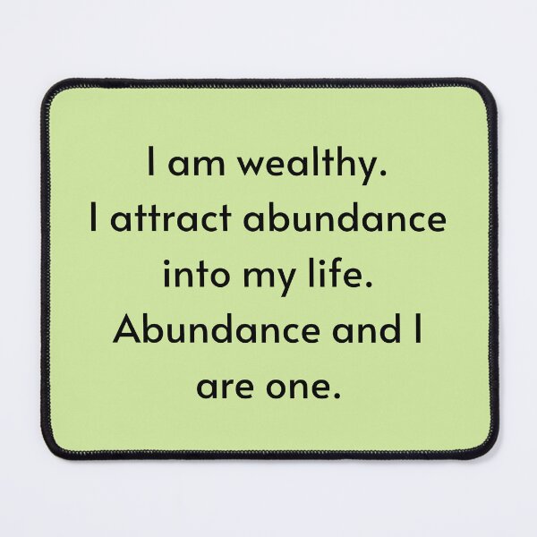 Item preview, I Am Wealthy Affirmation - Manifest Abundance designed and sold by Manifest-Life.