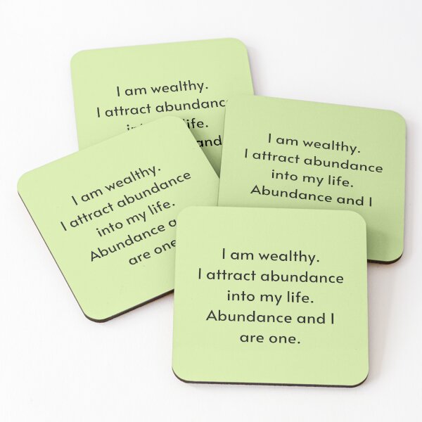 Item preview, I Am Wealthy Affirmation - Manifest Abundance designed and sold by Manifest-Life.