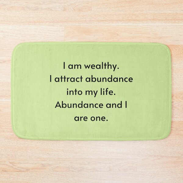 Item preview, I Am Wealthy Affirmation - Manifest Abundance designed and sold by Manifest-Life.