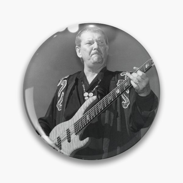 Item preview, Chris Squire Chris Squire BW Photograph designed and sold by ConcertImages.