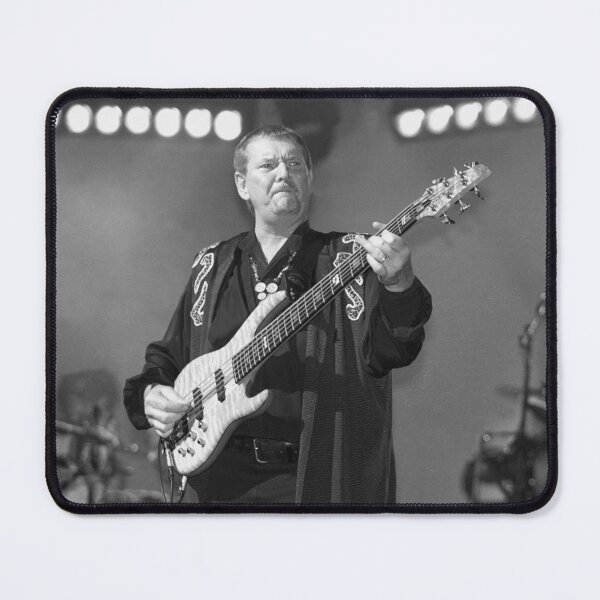 Item preview, Chris Squire Chris Squire BW Photograph designed and sold by ConcertImages.