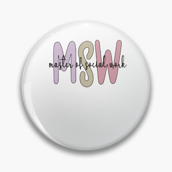 Item preview, MSW Master Of Social Work Graduation Social Worker designed and sold by Pukiart.
