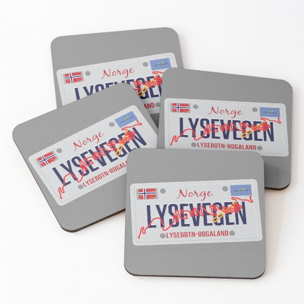 Item preview, Lysevegen Norway Lysebotn T-Shirt Sticker 01 designed and sold by OuterShellUK.