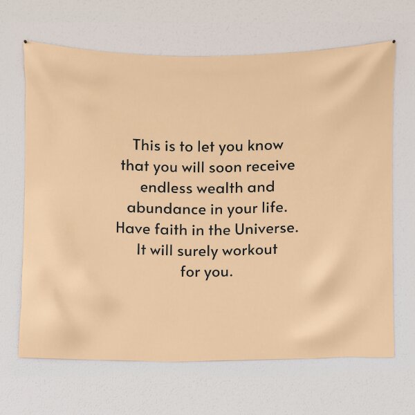 Item preview, You Will Soon Receive Endless Wealth - Manifest Abundance designed and sold by Manifest-Life.