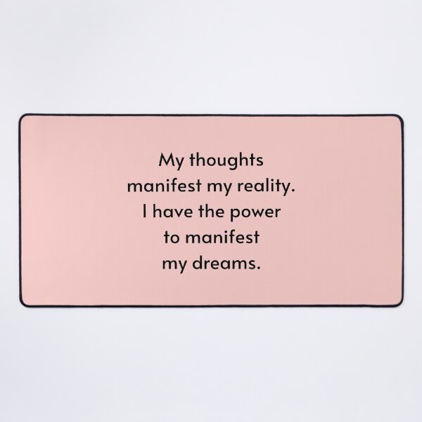 Item preview, My Thoughts Manifest My Reality - Manifest Abundance designed and sold by Manifest-Life.