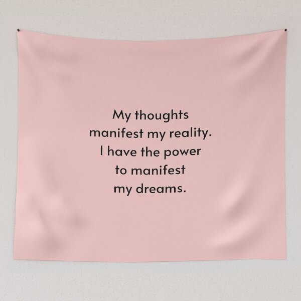 Item preview, My Thoughts Manifest My Reality - Manifest Abundance designed and sold by Manifest-Life.