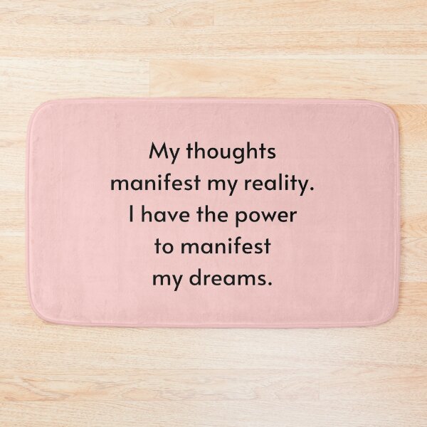 Item preview, My Thoughts Manifest My Reality - Manifest Abundance designed and sold by Manifest-Life.