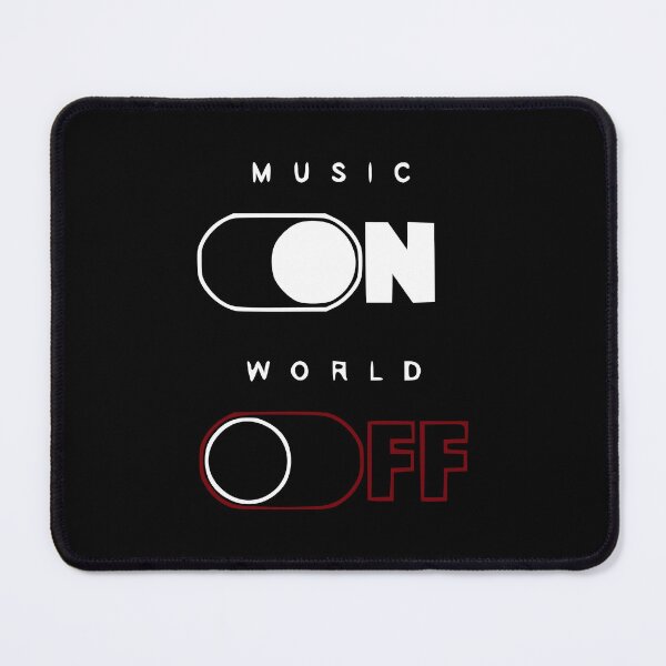 Item preview, Music On World Off designed and sold by Turathy.