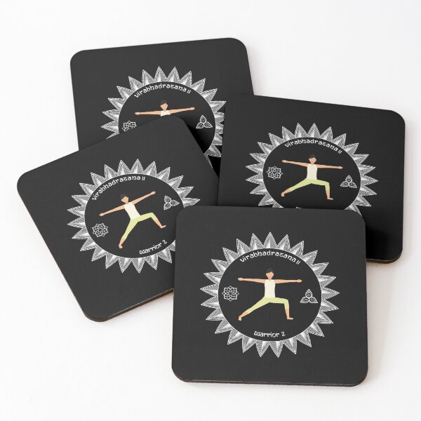 Item preview, The Mandala Warrior 2 Yoga Pose designed and sold by Mindful-Designs.