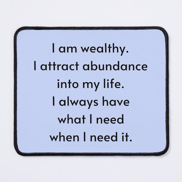 Item preview, I Attract Abundance Affirmation - Manifest Abundance designed and sold by Manifest-Life.