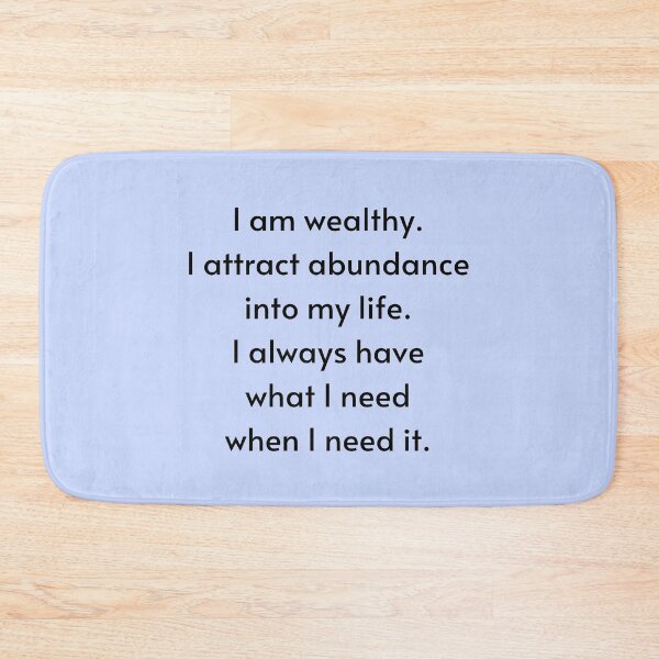 Item preview, I Attract Abundance Affirmation - Manifest Abundance designed and sold by Manifest-Life.