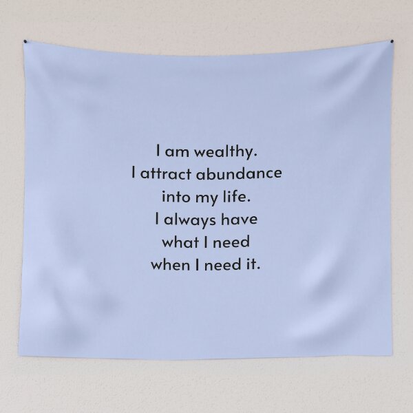 Item preview, I Attract Abundance Affirmation - Manifest Abundance designed and sold by Manifest-Life.
