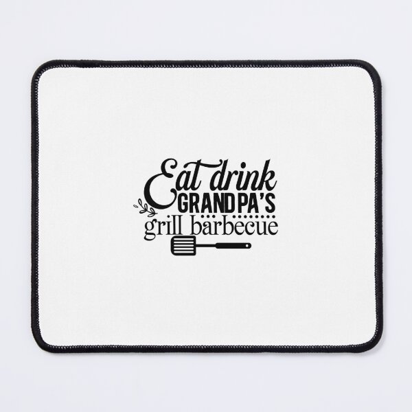 Item preview, eat drink grandpa grill barbecue designed and sold by angelescar.