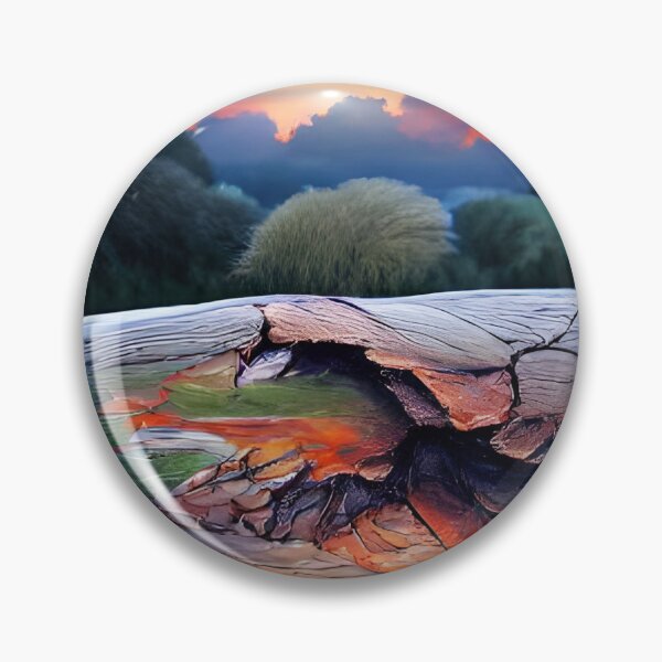 Item preview, AI Generated Art, Fallen Tree at Sunset designed and sold by ACC .