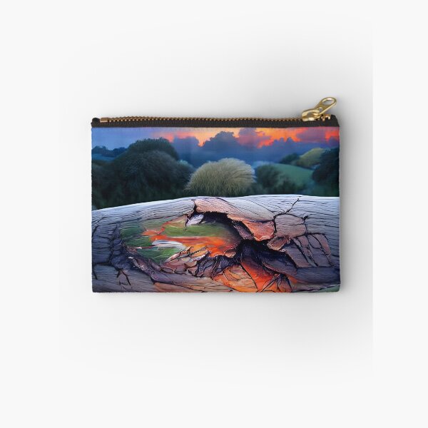Item preview, AI Generated Art, Fallen Tree at Sunset designed and sold by ACC .