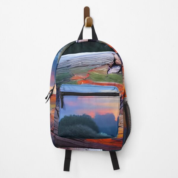 Item preview, AI Generated Art, Fallen Tree at Sunset designed and sold by ACC .