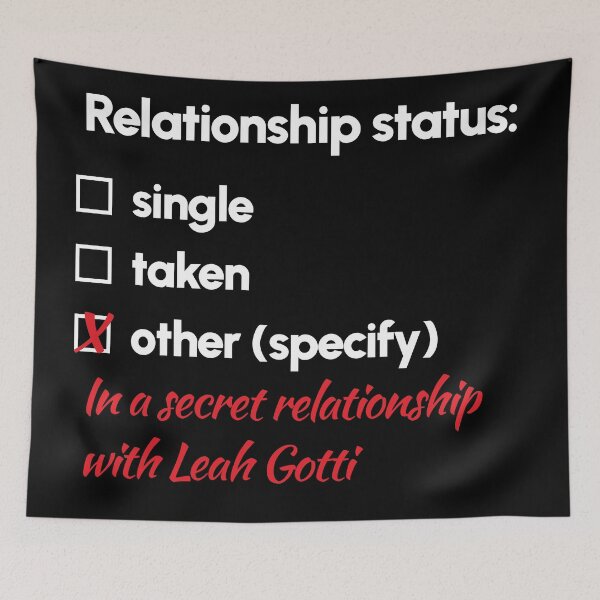 Item preview, Leah Gotti - Relationship 2 designed and sold by 2Girls1Shirt.