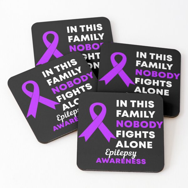 Item preview, In This Family Nobody Fights Alone Epilepsy Awareness designed and sold by Color-Sparkle.