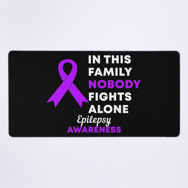 Item preview, In This Family Nobody Fights Alone Epilepsy Awareness designed and sold by Color-Sparkle.
