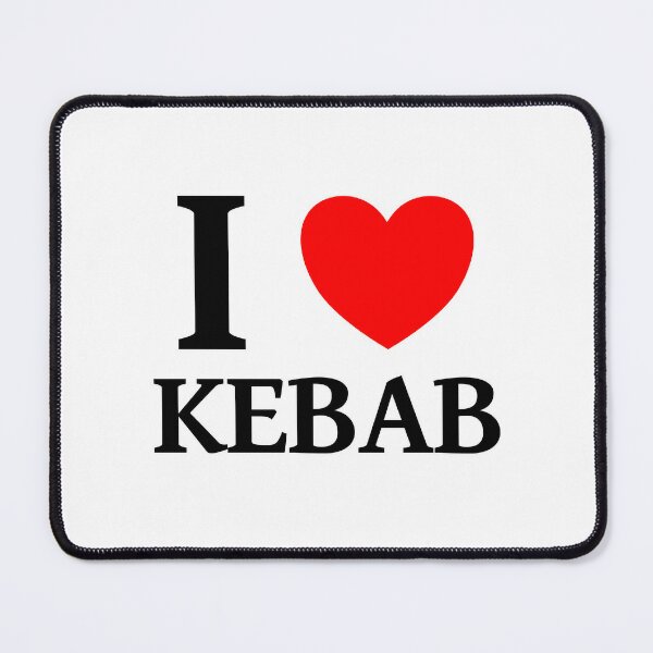 I Love Kebabs Sac à provisions en Coton Maxi