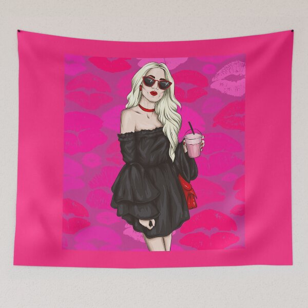 Item preview, Preppy Room Decor -	Preppy Babe Fashion Portrait designed and sold by Shop Your Aesthetic.
