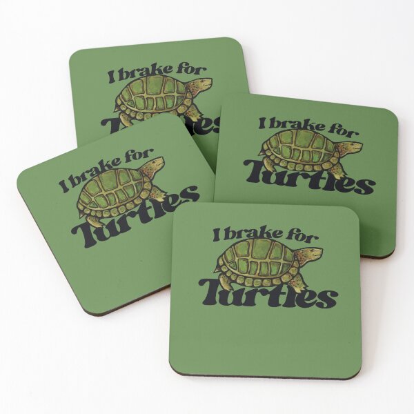 Item preview, I brake for turtles designed and sold by FrictionMaxxing.